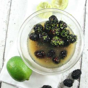 This Paleo & Whole30 Blackberry Lime Marinade is so easy to make and requires only 5 ingredients. It's such a sweet, flavorful surprise on chicken!