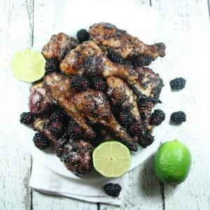 This Paleo & Whole30 Blackberry Lime Marinade is so easy to make and requires only 5 ingredients. It's such a sweet, flavorful surprise on chicken!