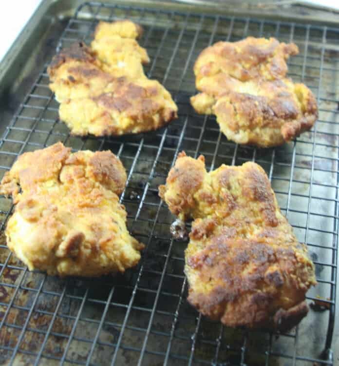 This Whole30 & Paleo Fried Chicken is simple, perfectly seasoned, incredibly tasty, tender and Whole30- and Paleo-compliant.