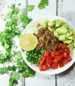 These Whole30 and Paleo compliant Taco Salad Bowls are a healthy, quick and easy, fresh and flavorful, completely customizable weeknight meal fit for the whole family!