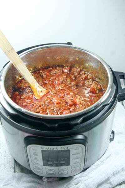 This Instant Pot Paleo and Whole30 Chili only requires 8 ingredients (+S&P). It's the perfect raid-your-pantry healthy, tasty, weeknight meal.