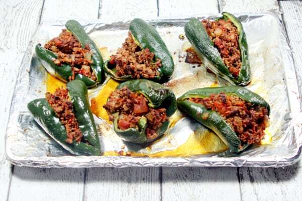 These Paleo and Whole30 Stuffed Poblano Peppers are completely freakin' out of this world delicious, a no-brainer to make, and healthy to boot.