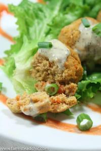 These Paleo and Whole30 Buffalo Chicken Meatballs are the perfect combo of spice + tang + meaty deliciousness. Wrap in gorgeous green lettuce leaves & drizzle with Whole30-approved ranch dressing. You'd never know they are good for you!