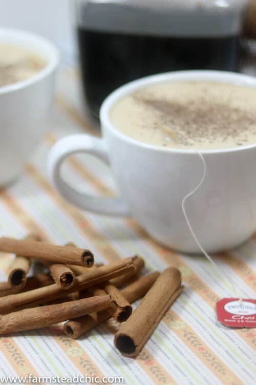 This Paleo and Whole30 Chai Spice Latte combines all the flavors of chai tea with freshly brewed coffee and a touch of creamy coconut milk to start your day off right. Sprinkle it with cinnamon for an extra little kick and a drool-worthy pic. Dairy free and vegan. <3