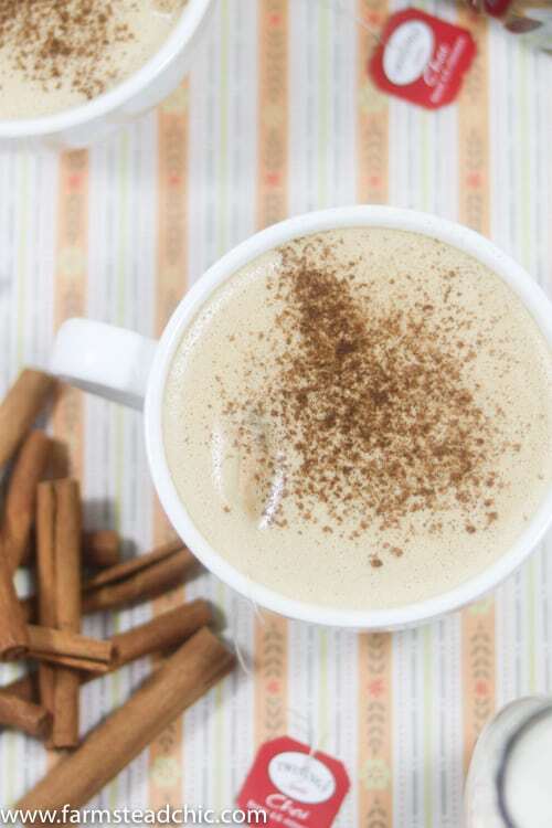 This Paleo and Whole30 Chai Spice Latte combines all the flavors of chai tea with freshly brewed coffee and a touch of creamy coconut milk to start your day off right. Sprinkle it with cinnamon for an extra little kick and a drool-worthy pic. Dairy free and vegan. <3