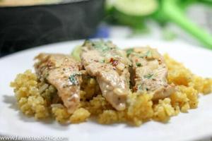 This Paleo and Whole30 Plantain Rice has a texture that's on point and a very subtle tropical flavor which offsets spicy foods perfectly. Gluten free, grain free. Serve it under or alongside everything you love or alone with fresh cilantro and lime juice.