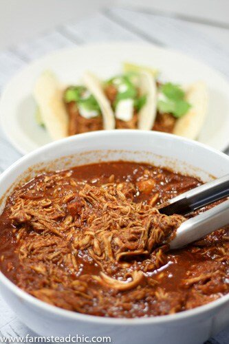 This Paleo and Whole30 Slow Cooker Pulled Barbecue Chicken is legit. It's full of flavor, super-simple to make, easy on the budget and Paleo and Whole30-friendly. Grain-free, gluten-fee, dairy-free and all that jazz, too.