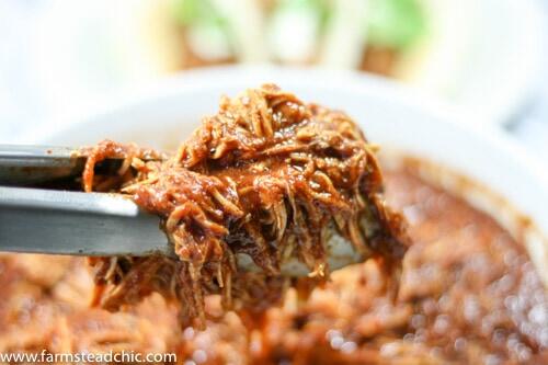 This Paleo and Whole30 Slow Cooker Pulled Barbecue Chicken is legit. It's full of flavor, super-simple to make, easy on the budget and Paleo and Whole30-friendly. Grain-free, gluten-fee, dairy-free and all that jazz, too.