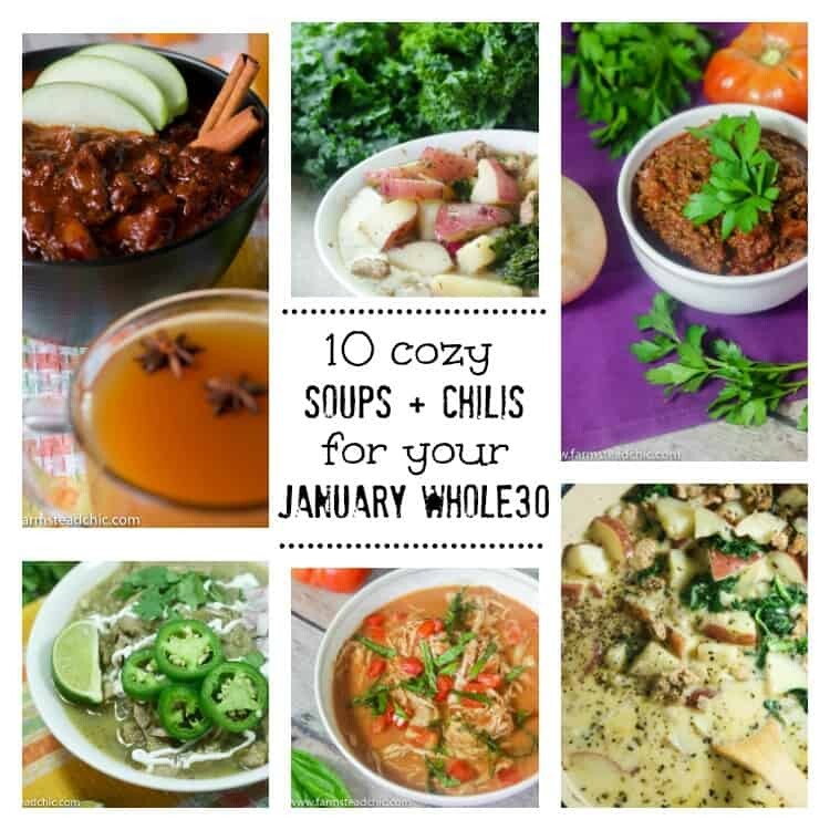 During winter, I basically live off soup and chili. I love how you can just throw everything in the slow cooker/InstaPot/Dutch oven and call it a cozy dinner. And the options are truly endless. Here are ten Whole30 soups and chilis that'll help you get through the winter and your January Whole30.