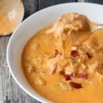 Keto Buffalo Chicken Bacon Soup