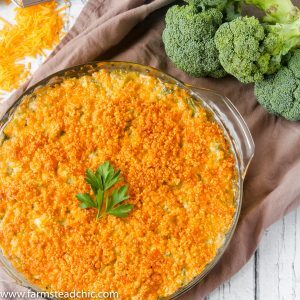 Low Carb, Keto Broccoli Casserole