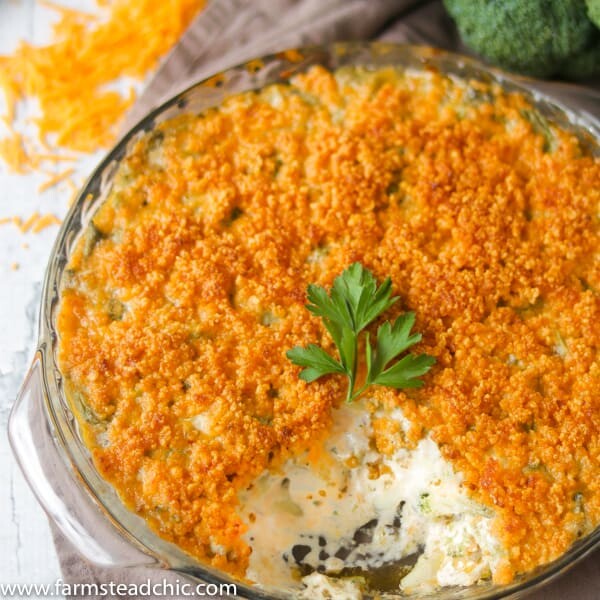 Low Carb, Keto Broccoli Casserole