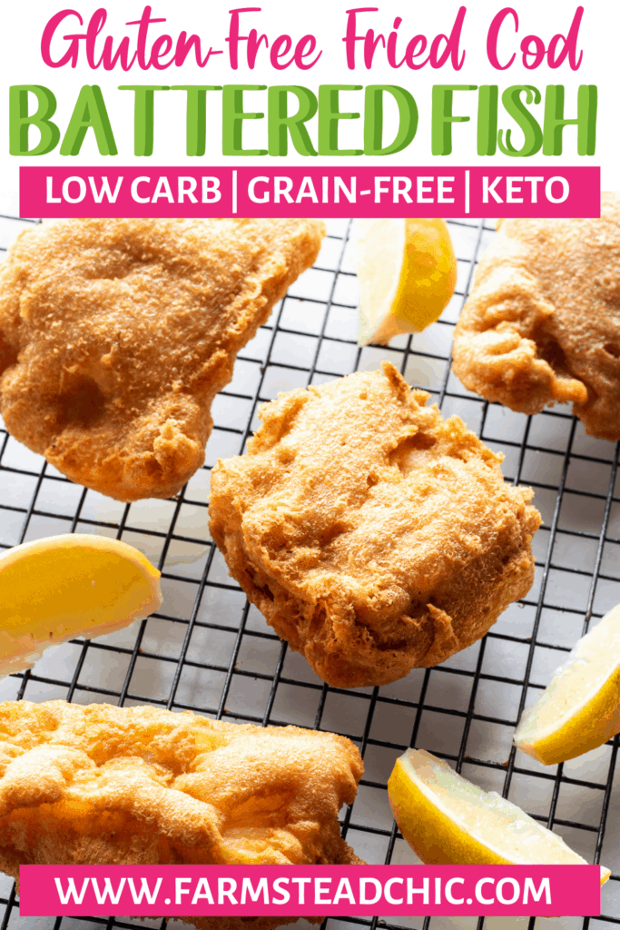 Keto Fried Fish - Low Carb Battered Cod Fish