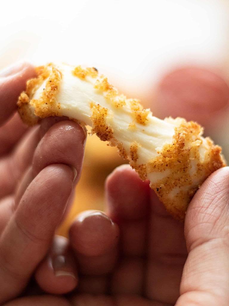 Keto Mozzarella Cheese Sticks - Gluten Free Fried Cheese Sticks