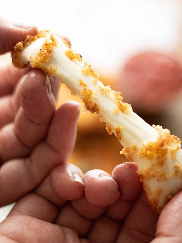 Keto Mozzarella Cheese Sticks - Gluten Free Fried Cheese Sticks