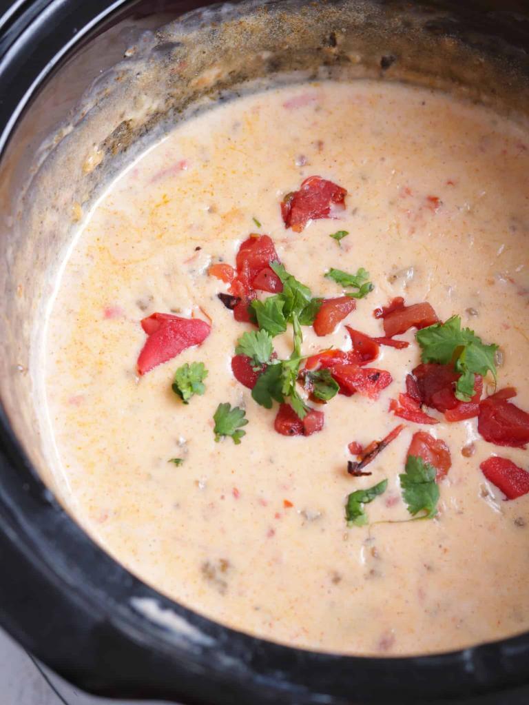 Keto Sausage and Rotel Cheese Dip