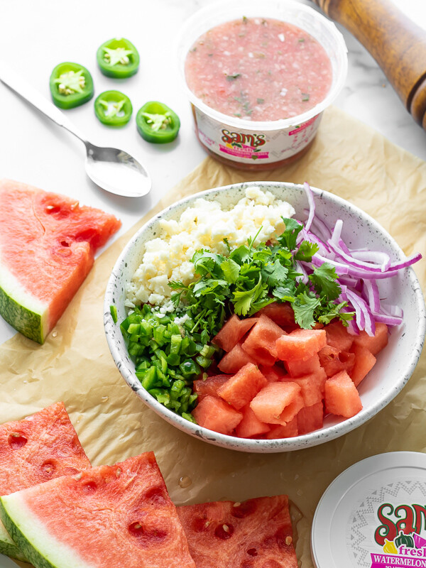 Spicy Watermelon Summer Salad