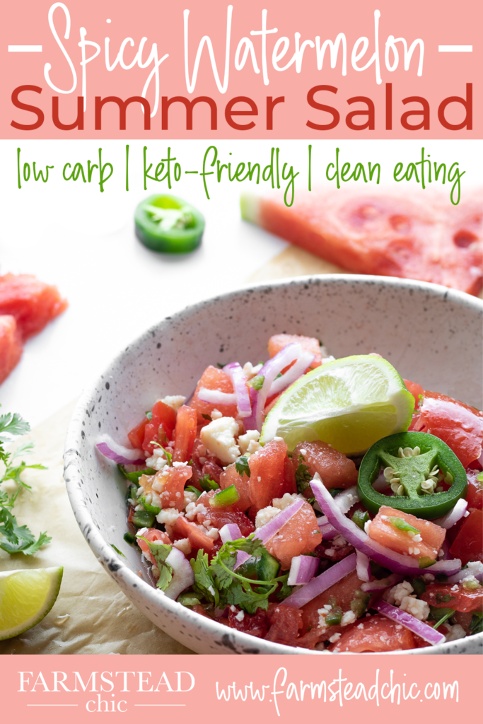 Spicy Watermelon Summer Salad
