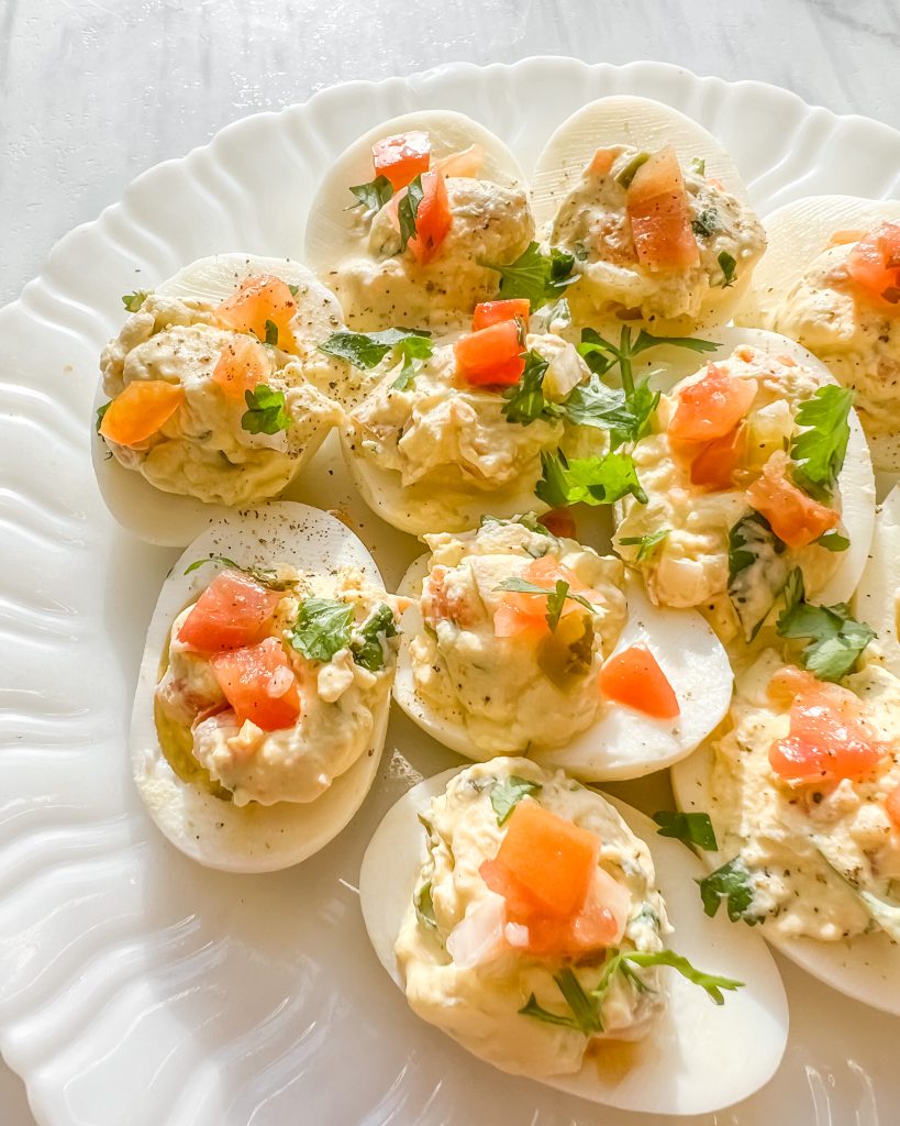 Salsa Deviled Eggs