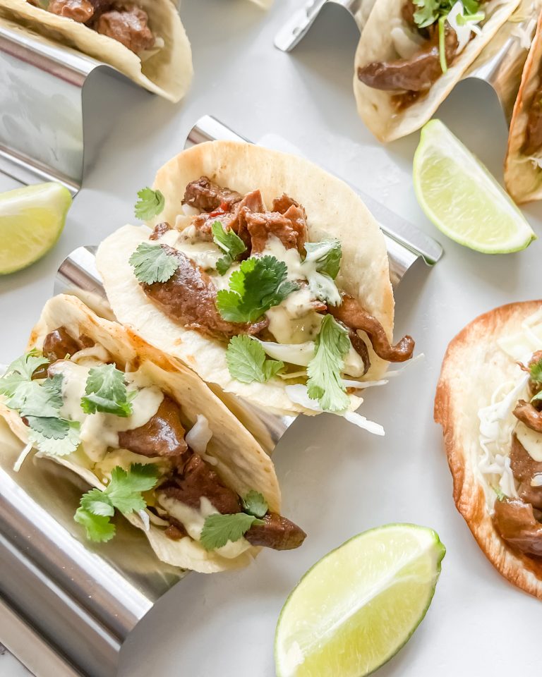 Keto Korean BBQ Beef Tacos